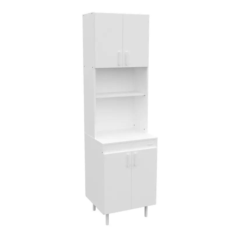 Columna porta microondas BLANCA